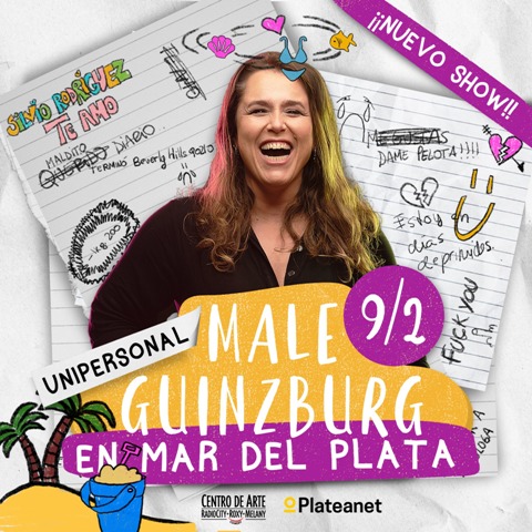 Malena Guinzburg estrena su unipersonal en Mar del Plata 