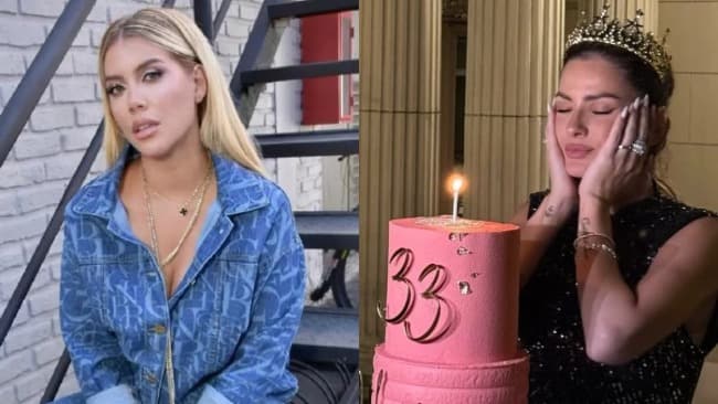 Wanda Nara publicó fotos subidas de tono durante la fiesta de cumpleaños de la China Suárez