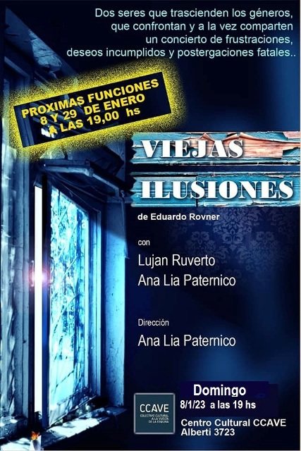 «Viejas Ilusiones»  Inaugura la Temporada Teatral Marplatense 2023. 