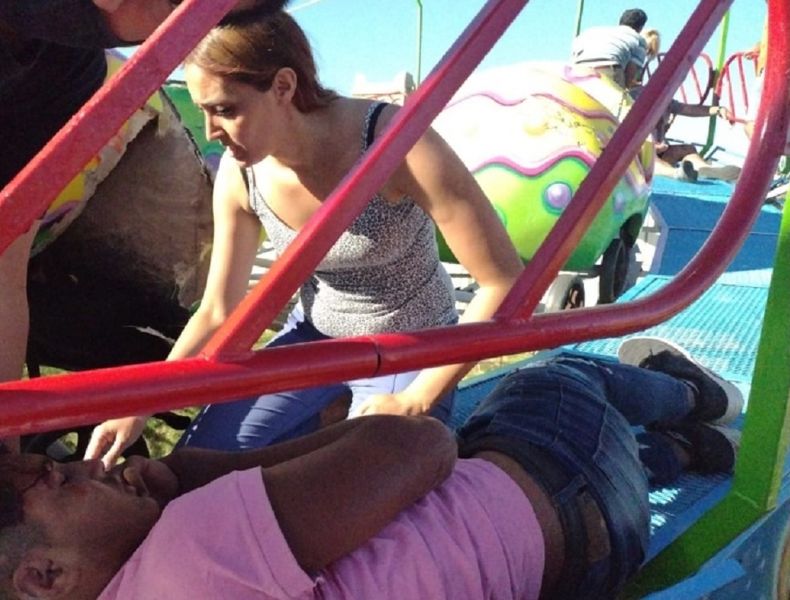 Descarriló el vagón de una montaña rusa en un parque de diversiones de La Lucila
