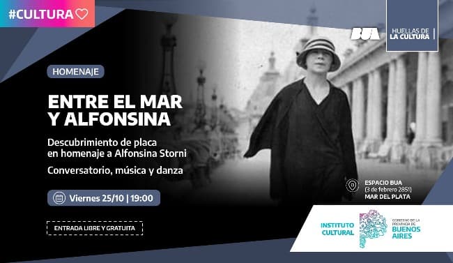  El Instituto Cultural de la Provincia homenajeará a  Alfonsina Storni