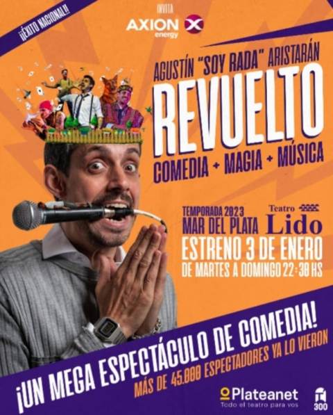 El Éxito del año llega a Mar del Plata: Soy Rada presenta «“REVUELTO»