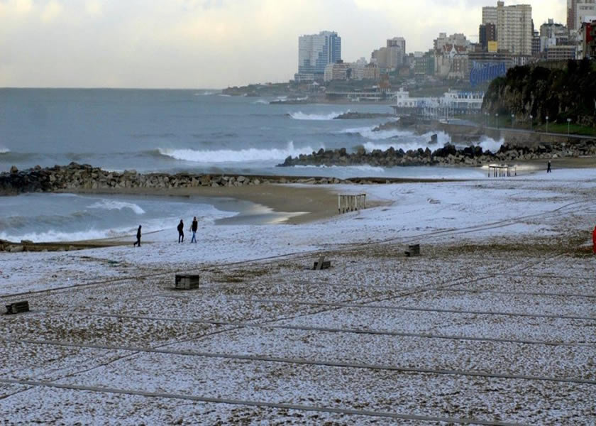 ¿Se viene la nieve? Pronostican nevadas en Mar del Plata