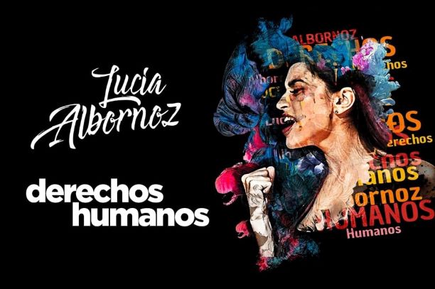  Lucía Albornoz presentó Derechos Humanos, su nuevo video