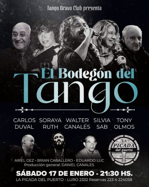 TANGO BRAVO CLUB  presenta:  EL BODEGÓN DEL TANGO