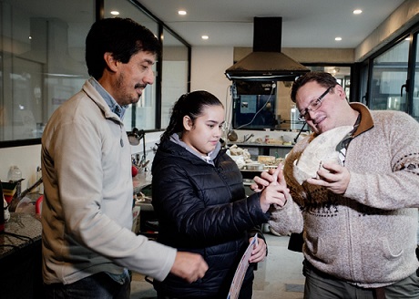 Una adolescente encontró otro fósil, el cual ya está en el Museo de Ciencias Naturales
