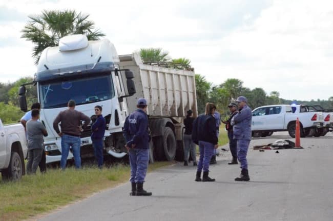Chaco: asesinó a su ex mujer y se mató al chocar de frente con un camión