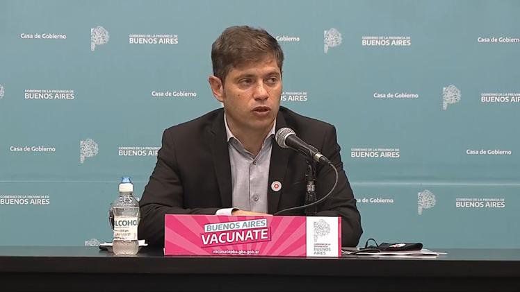 Desde Necochea, Kicillof dará detalles del plan de vacunación en la provincia de Buenos Aires