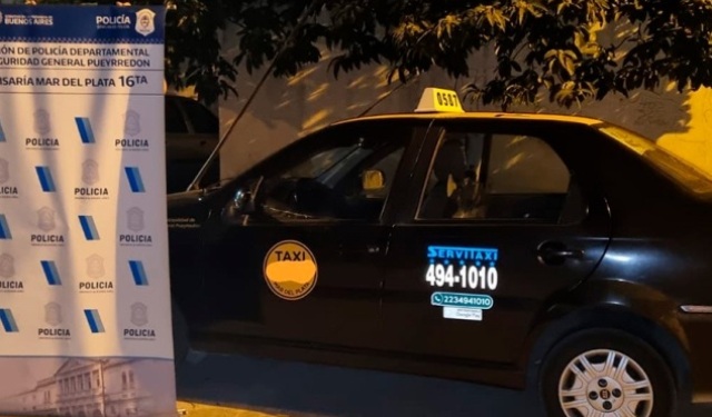 Asaltan a un taxista: le roban y logran encontrar el vehículo gracias al GPS que tanto protestan