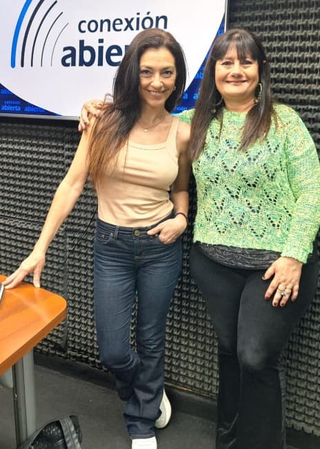 Nancy Anka junto a Karim Gonzalez en Sola en los Bares