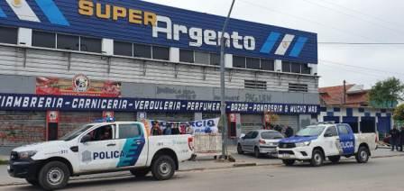 Momentos de tensión se vivieron en un supermercado de origen chino