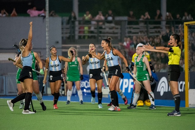 Las Leonas ganaron el primer amistoso frente a Irlanda en Mar del Plata