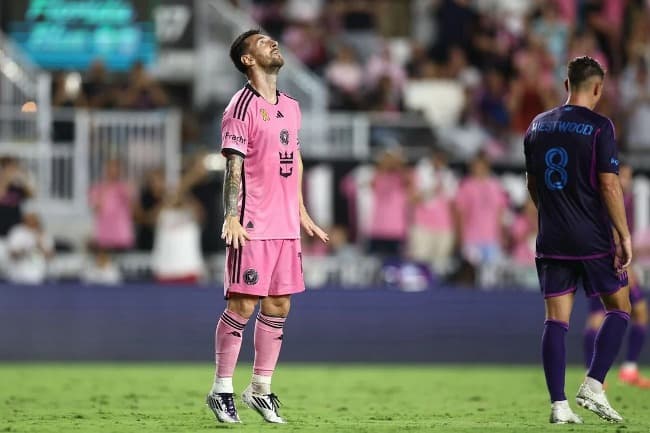 Messi hizo un gol en el Inter Miami y festejó a lo Iron Man