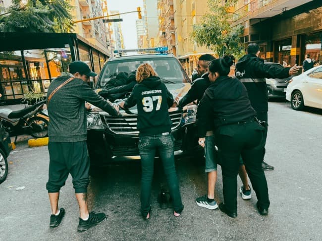 Leia Delincuente del espacio público fue aprehendida tras resistirse a la identificación 