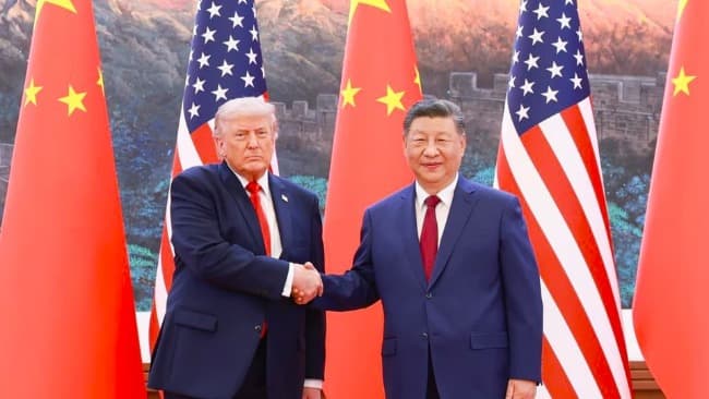 Xi Jinping recibió a Trump en Beijing