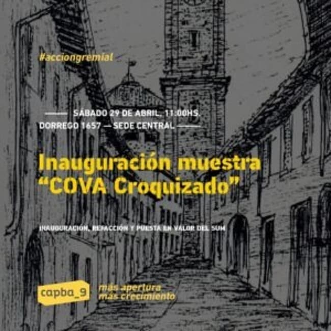 Inauguran muestra de croquis inéditos del Arq. Cova