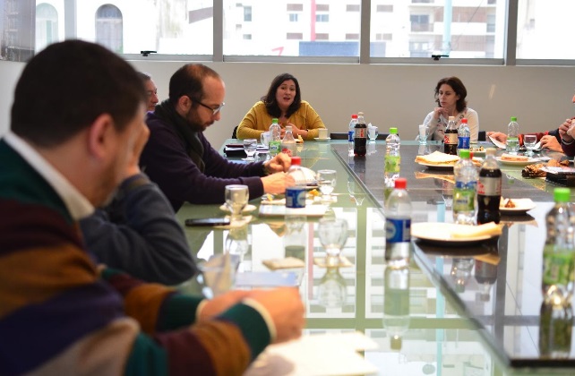 Julia Romero se reunió con integrantes del Foro de la Construcción de Mar del Plata