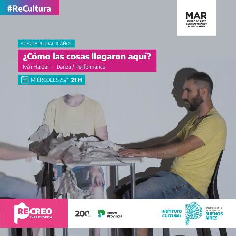 Puesta de danza performática: Como las cosas llegaron aquí en el MAR 