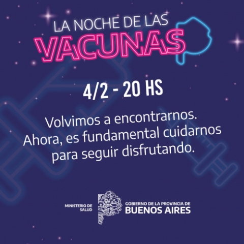 La  «Noche de las vacunas» llega a Mar del Plata