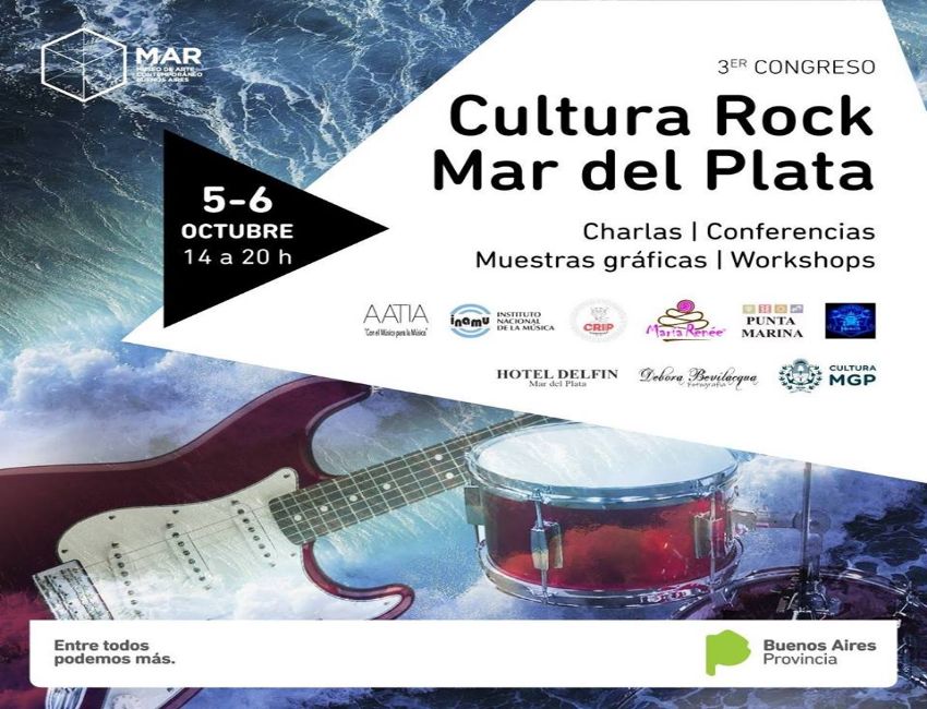 Se viene el 3er Congreso Cultura Rock Mar del Plata