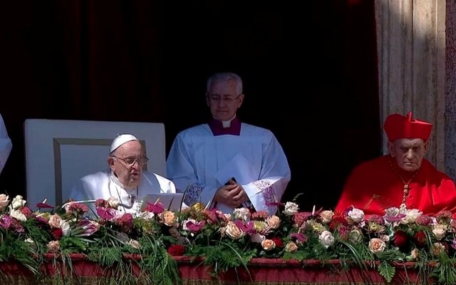 El Papa Francisco pidió terminar con las guerras en el mundo