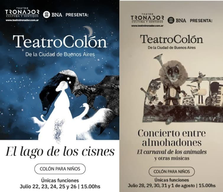 El Teatro Colón de Buenos Aires desembarca en el Teatro Tronador BNA