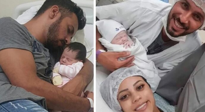 Lo critican por hacerse cargo del bebé de su novia: «Sabía que el bebé venia en el paquete»