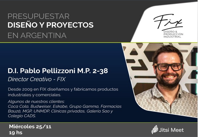 Encuentro Virtual: Cómo presupuestar diseños y proyectos en Argentina.