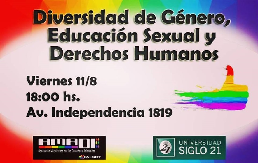 Charla de diversidad, educación sexual y Derechos Humanos