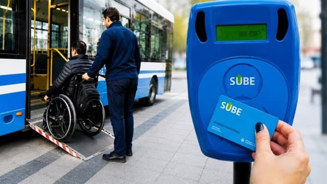 La Secretaría de Transporte ratificó personas con discapacidad seguirán viajando gratis