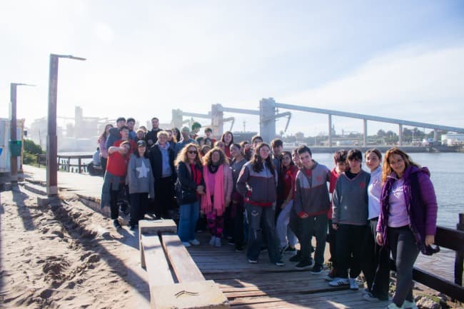 Leia Puerto Quequén recibió a estudiantes marplatenses en una experiencia educativa única