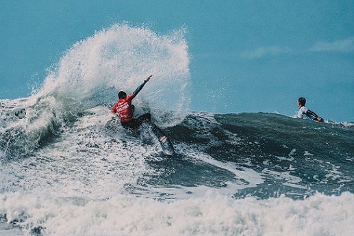 Punto de inicio para el Rip Curl Pro de Playa Grande