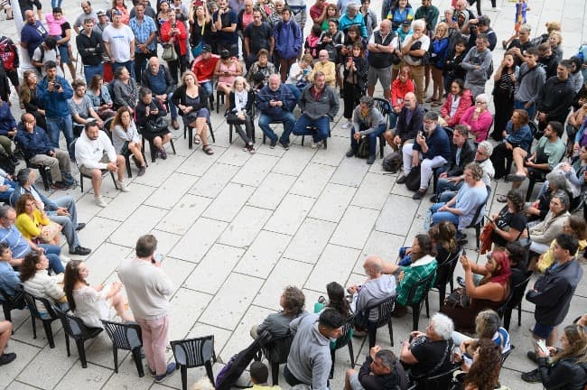“La cultura está en peligro”, fue la consigna