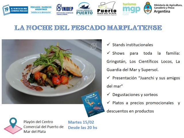 Se viene «La Noche del Pescado Marplatense»