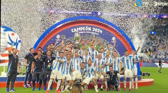 Argentina se convirtió en la máxima ganadora de la Copa América y superó a Uruguay