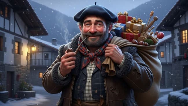 Leia Olentzero, el carbonero mágico que reemplaza a Papá Noel en el País Vasco