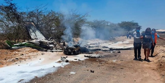 Siete muertos al caer una avioneta cerca de las líneas de Nazca