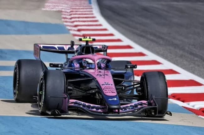 Franco Colapinto terminó último en el primer test de Baréin 